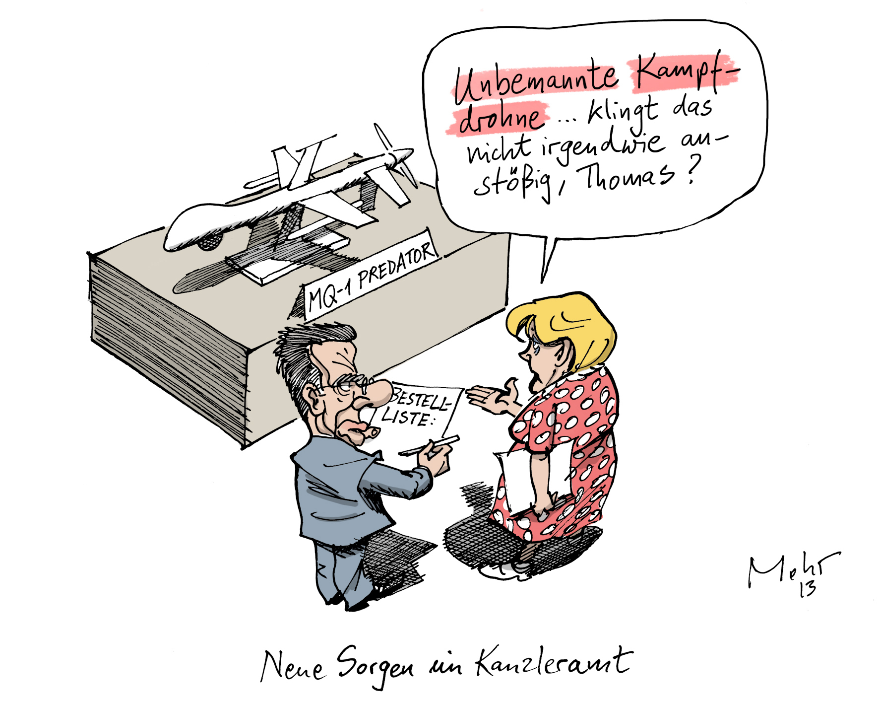 Neue Sorgen im Kanzleramt