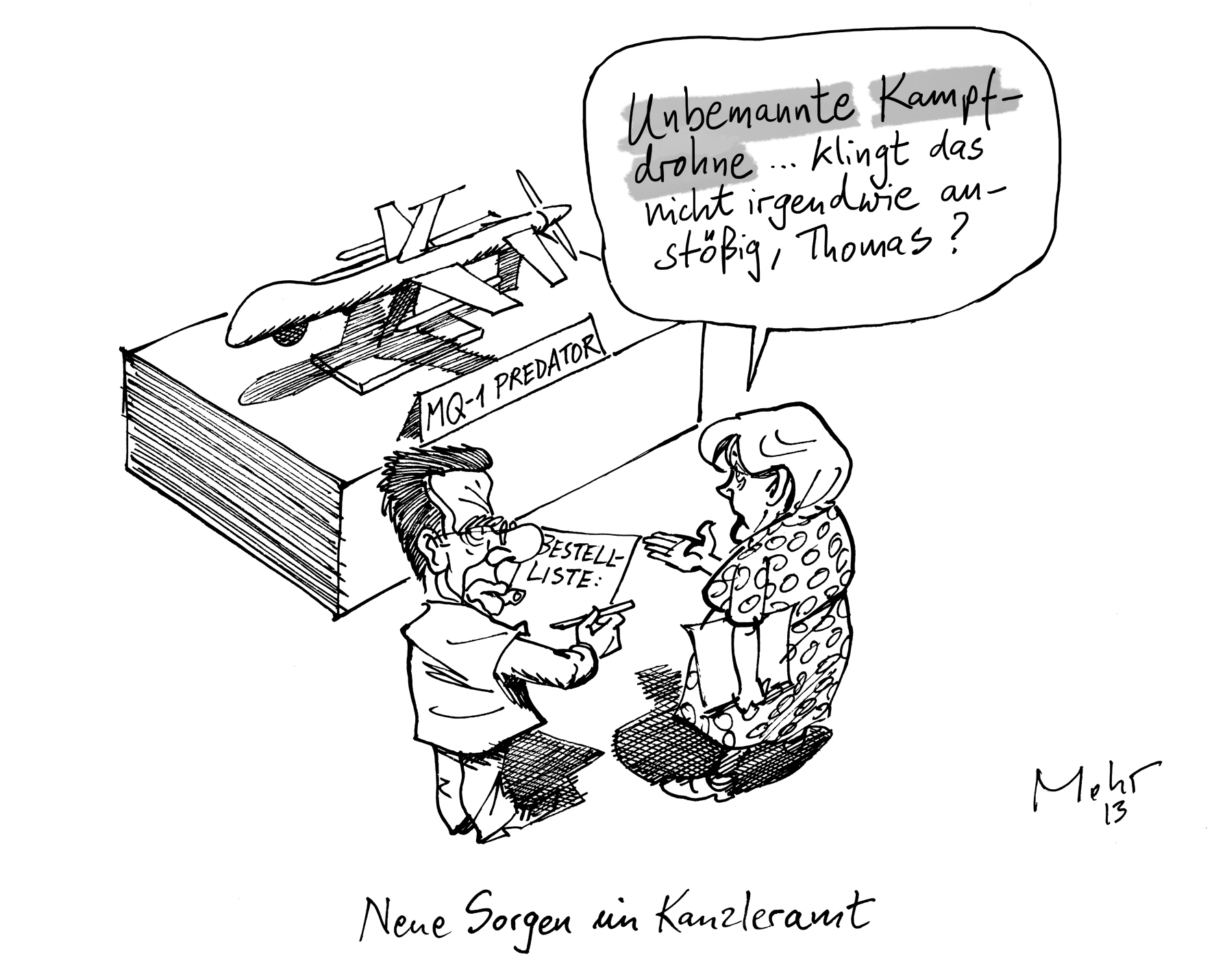 Neue Sorgen im Kanzleramt