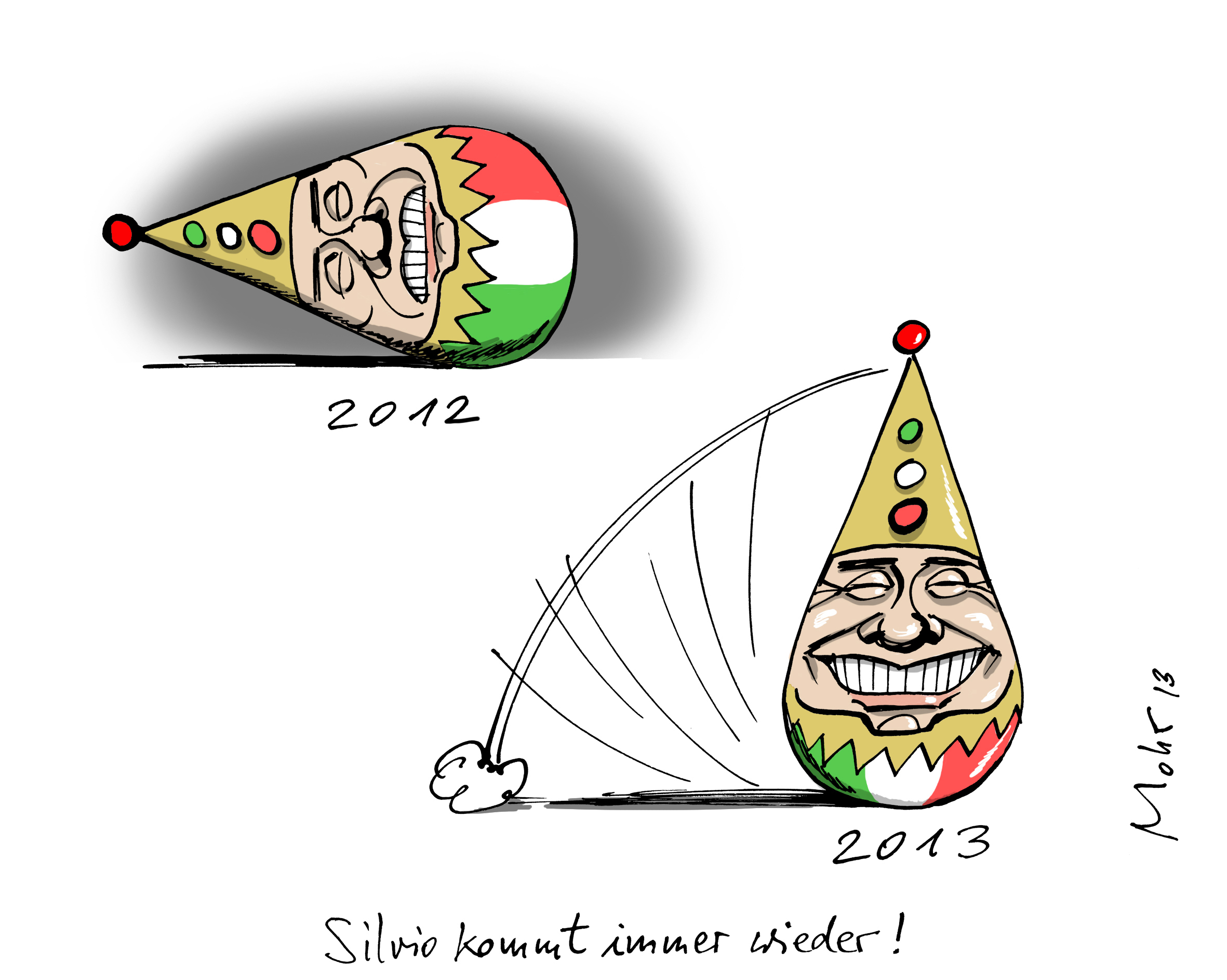 Silvio kommt immer wieder!