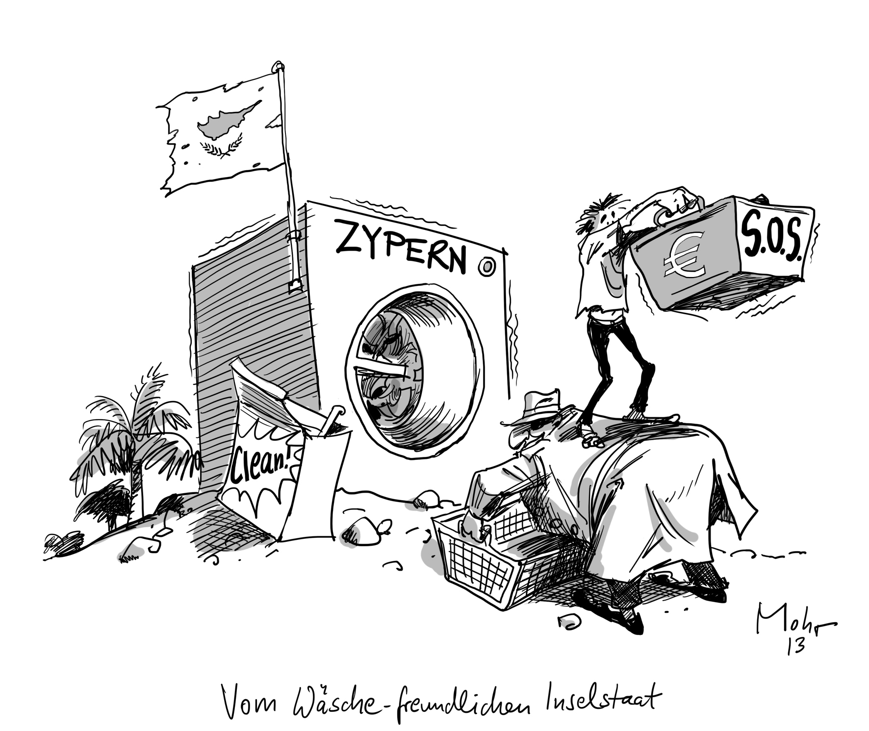 Vom Wäsche-freundlichen Inselstaat