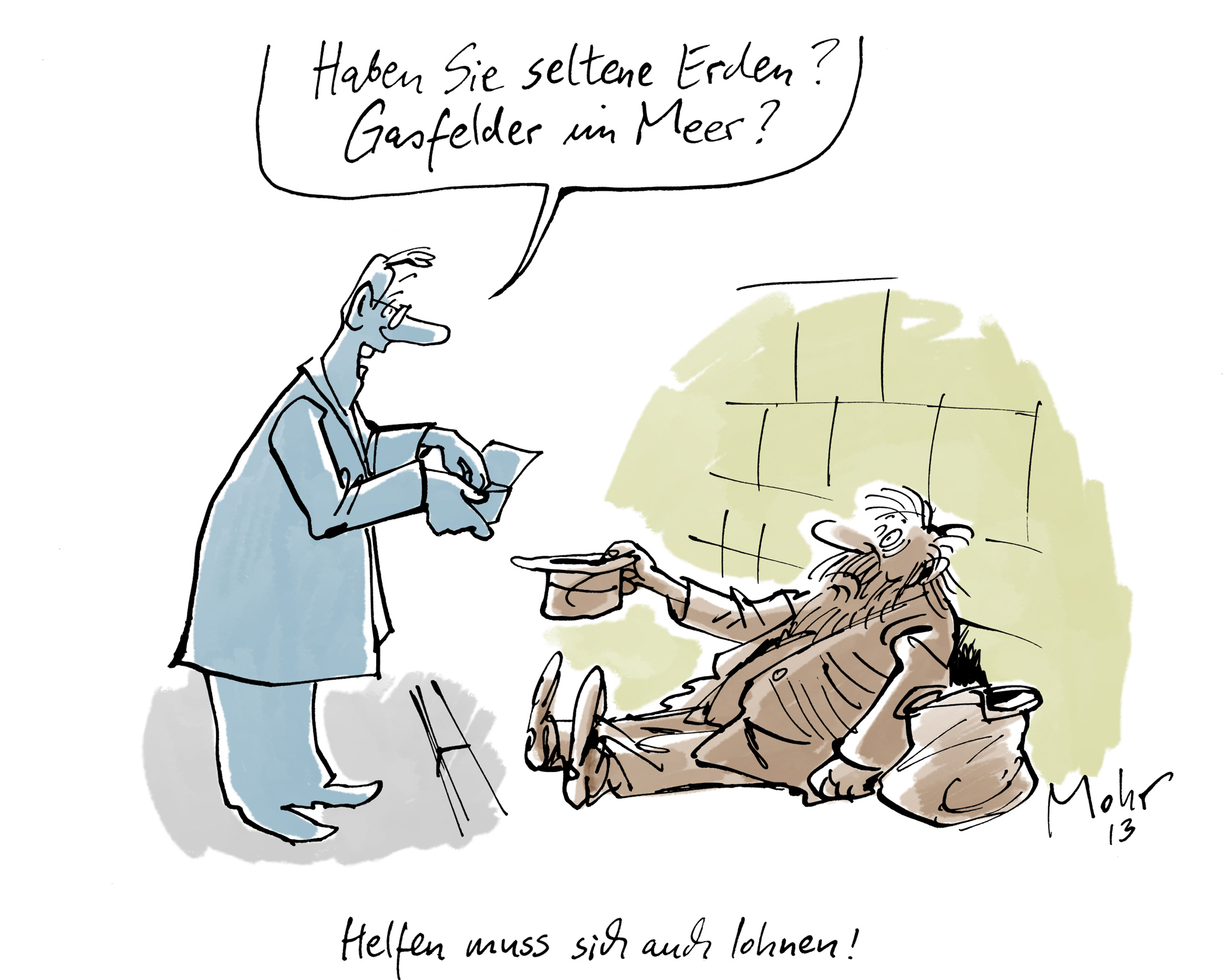 Helfen muss sich auch lohnen!