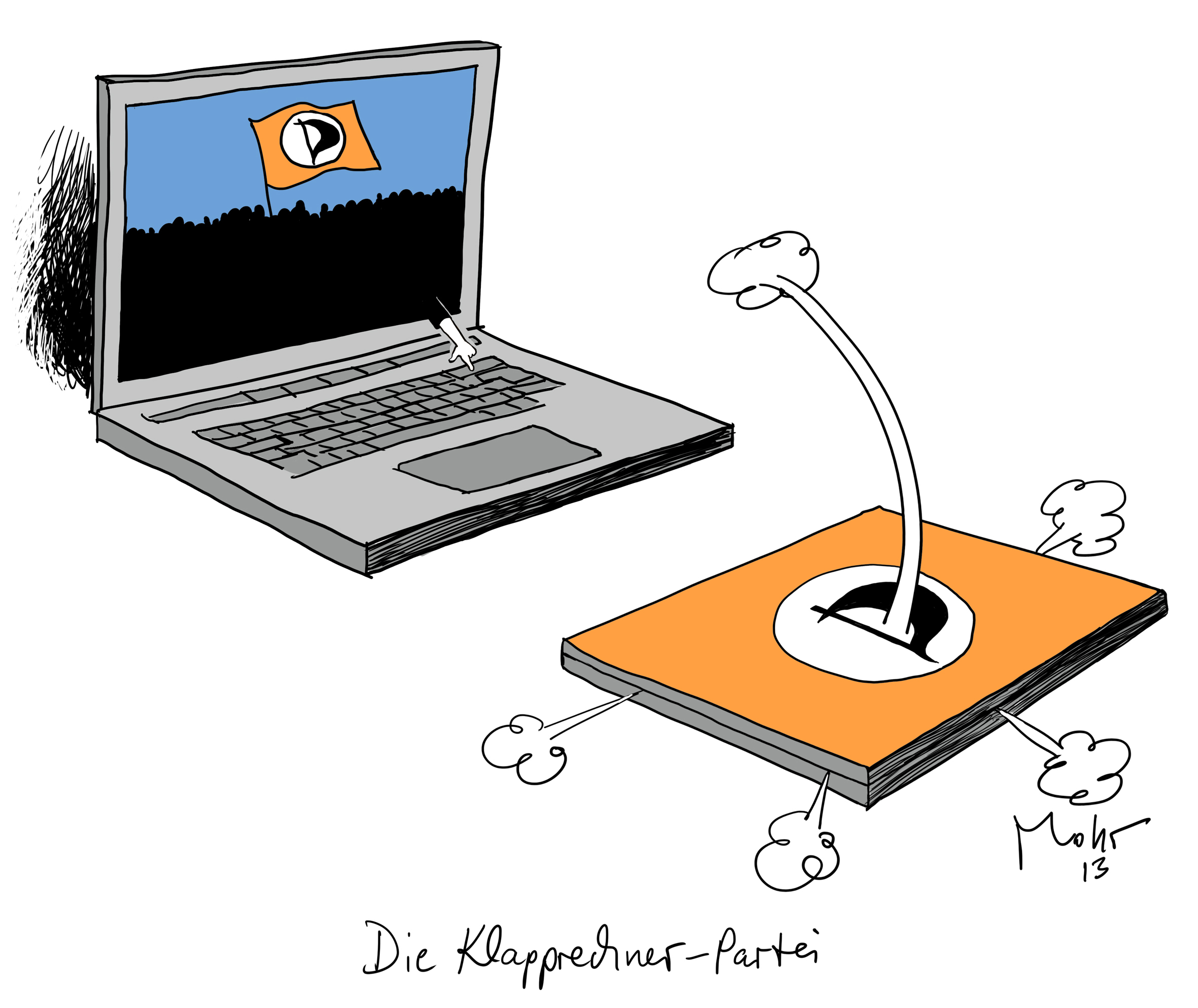 Die Klapprechner-Partei