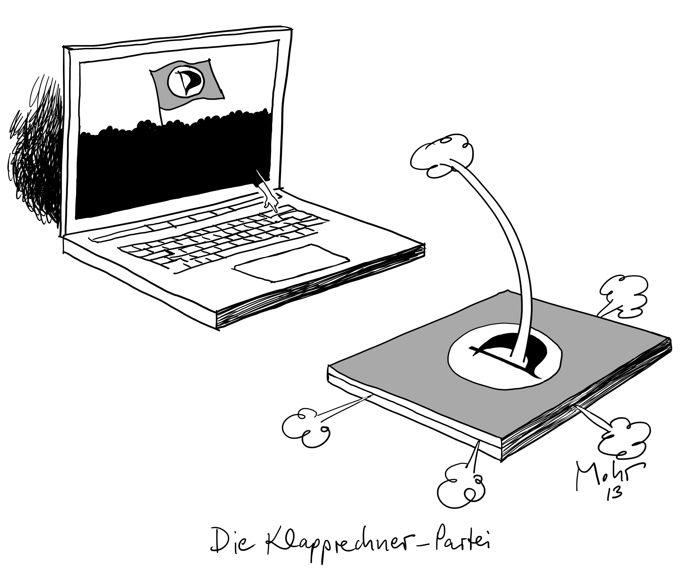 Die Klapprechner-Partei