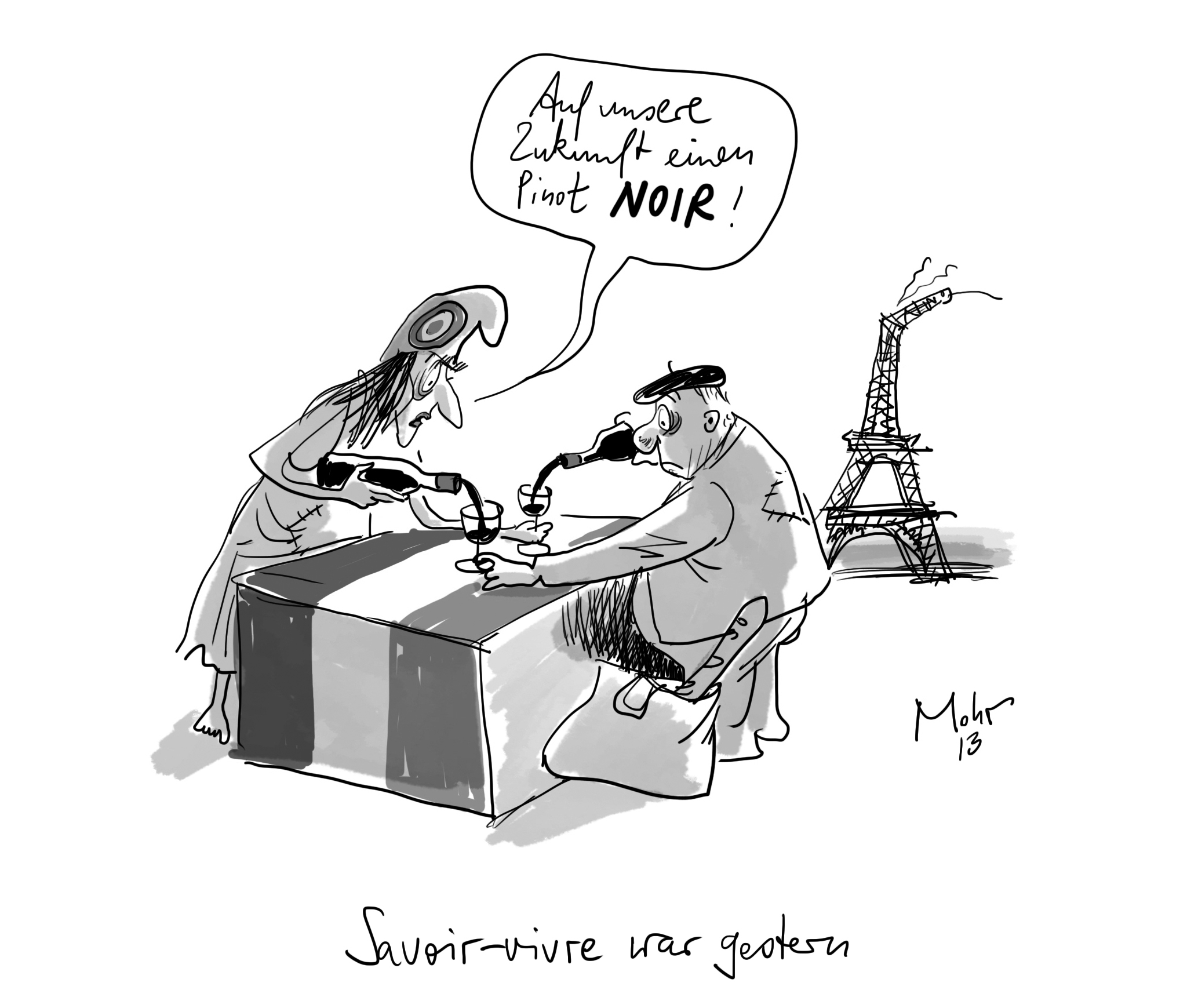 Savoir-vivre war gestern