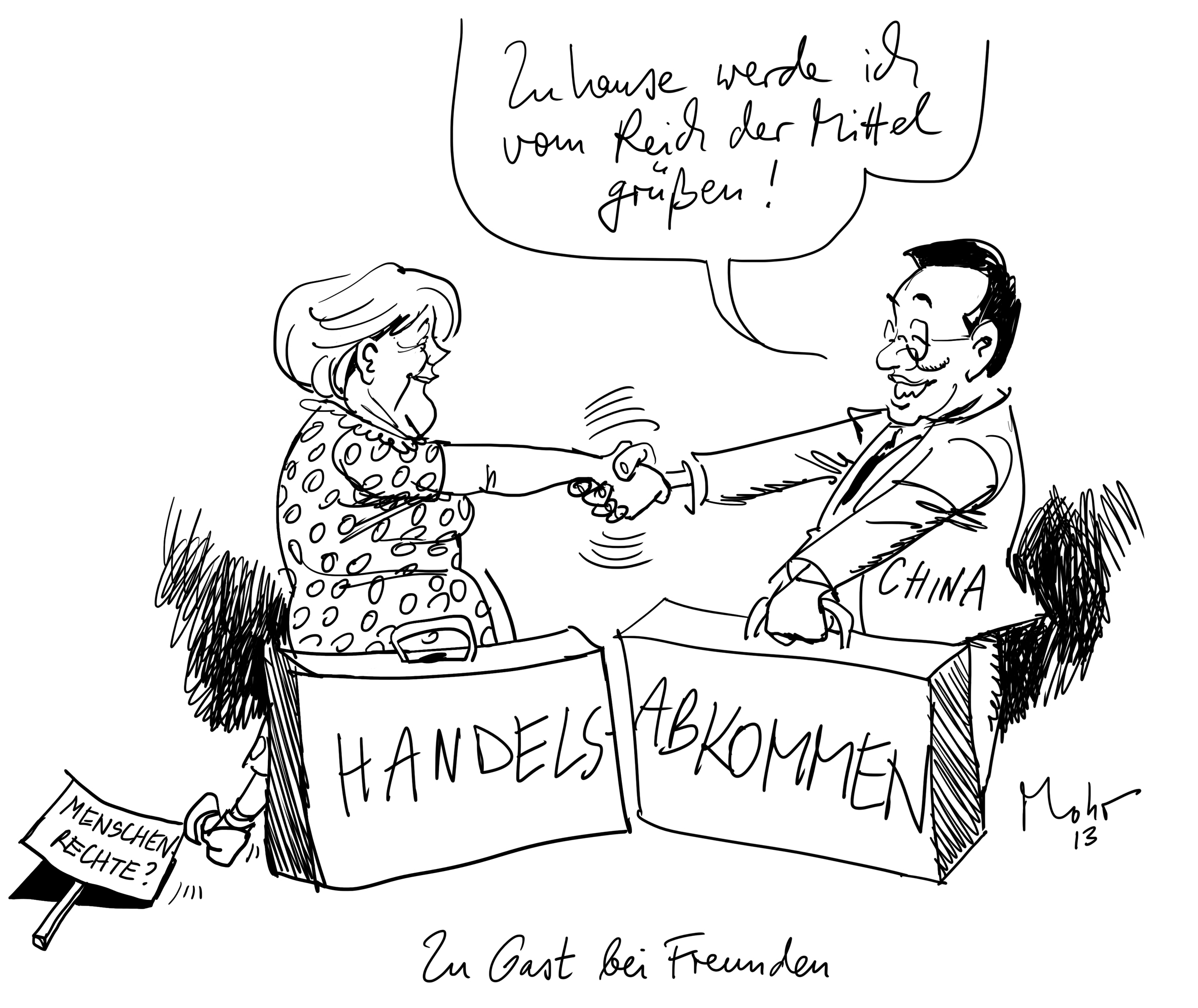 Zu Gast bei Freunden