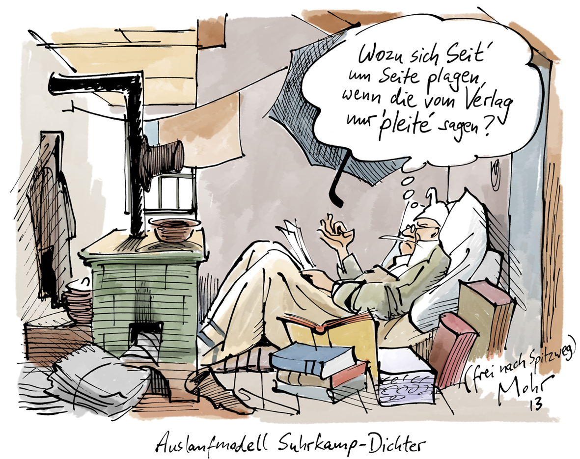 Auslaufmodell Suhrkamp-Dichter