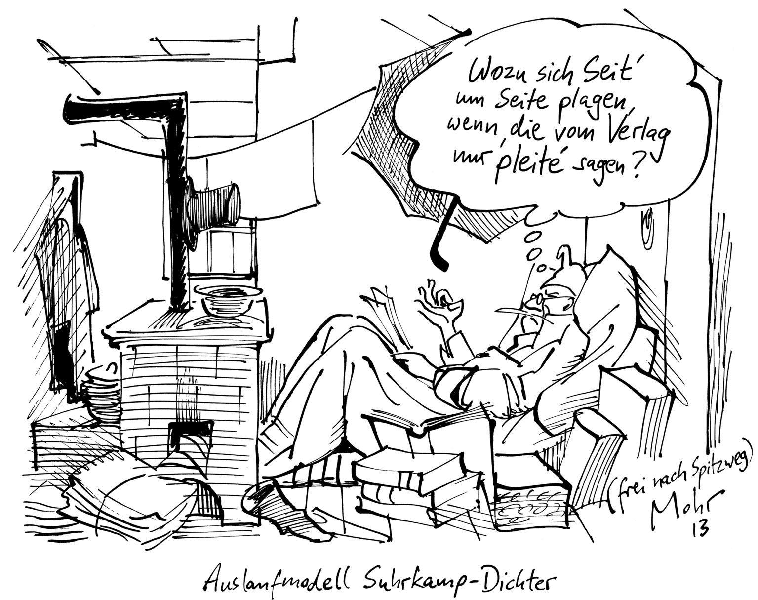 Auslaufmodell Suhrkamp-Dichter