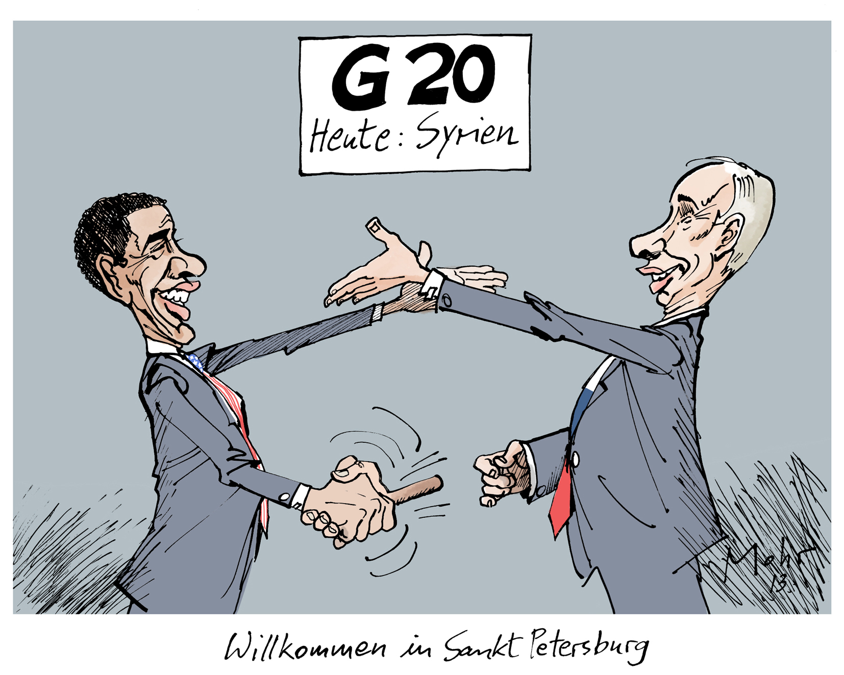 Willkommen in Sankt Petersburg