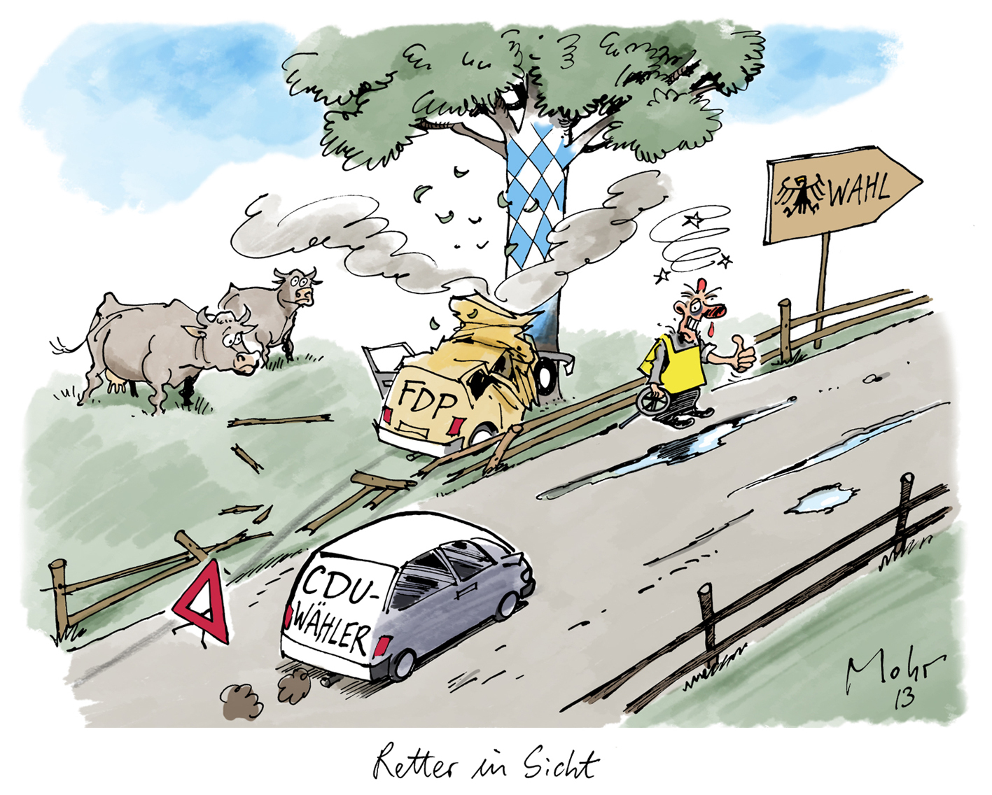 Retter in Sicht