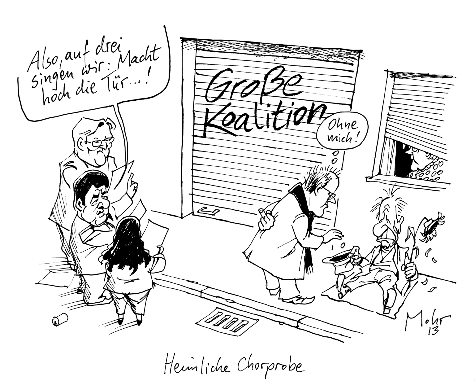 Heimliche Chorprobe