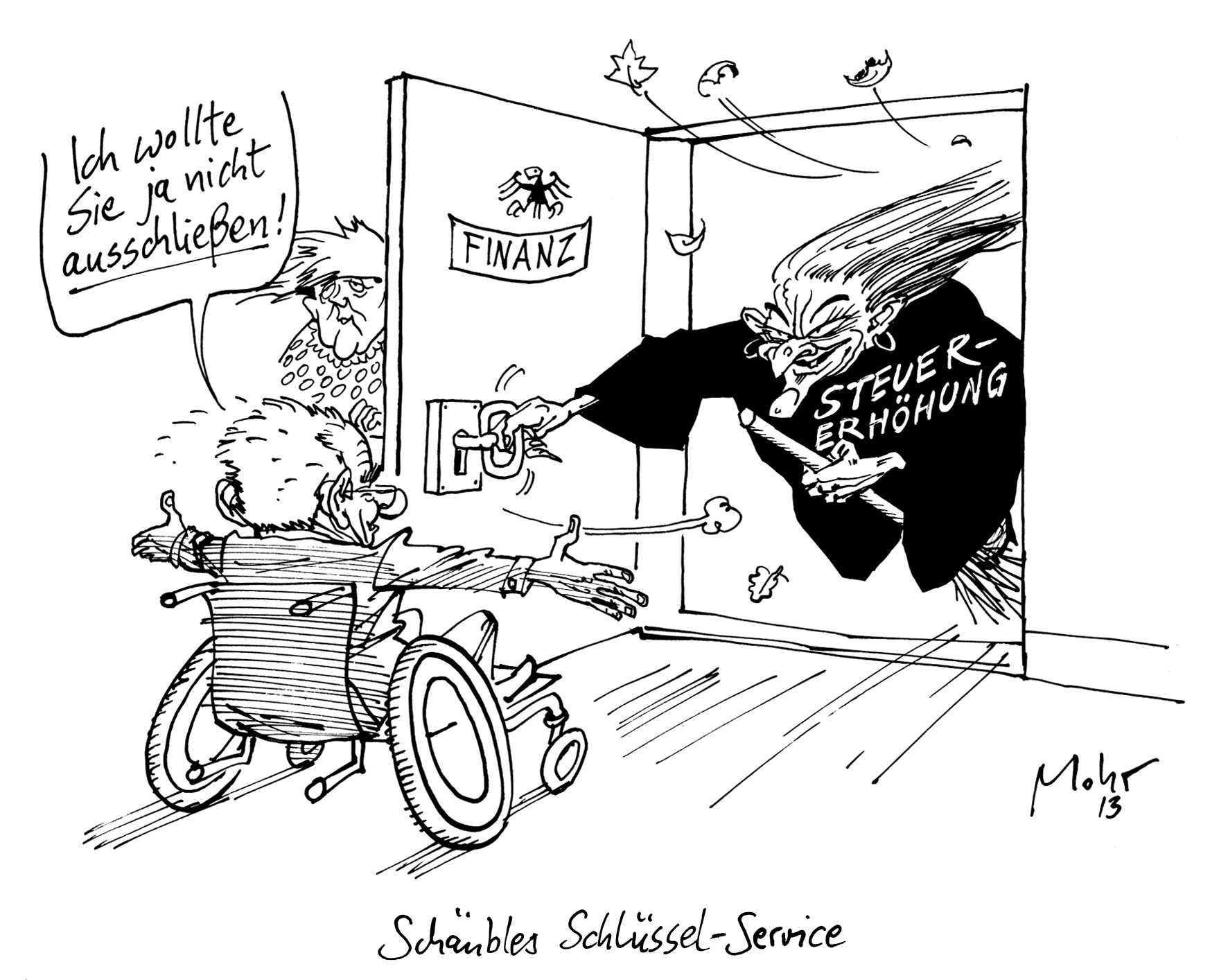 Schäubles Schlüssel-Service