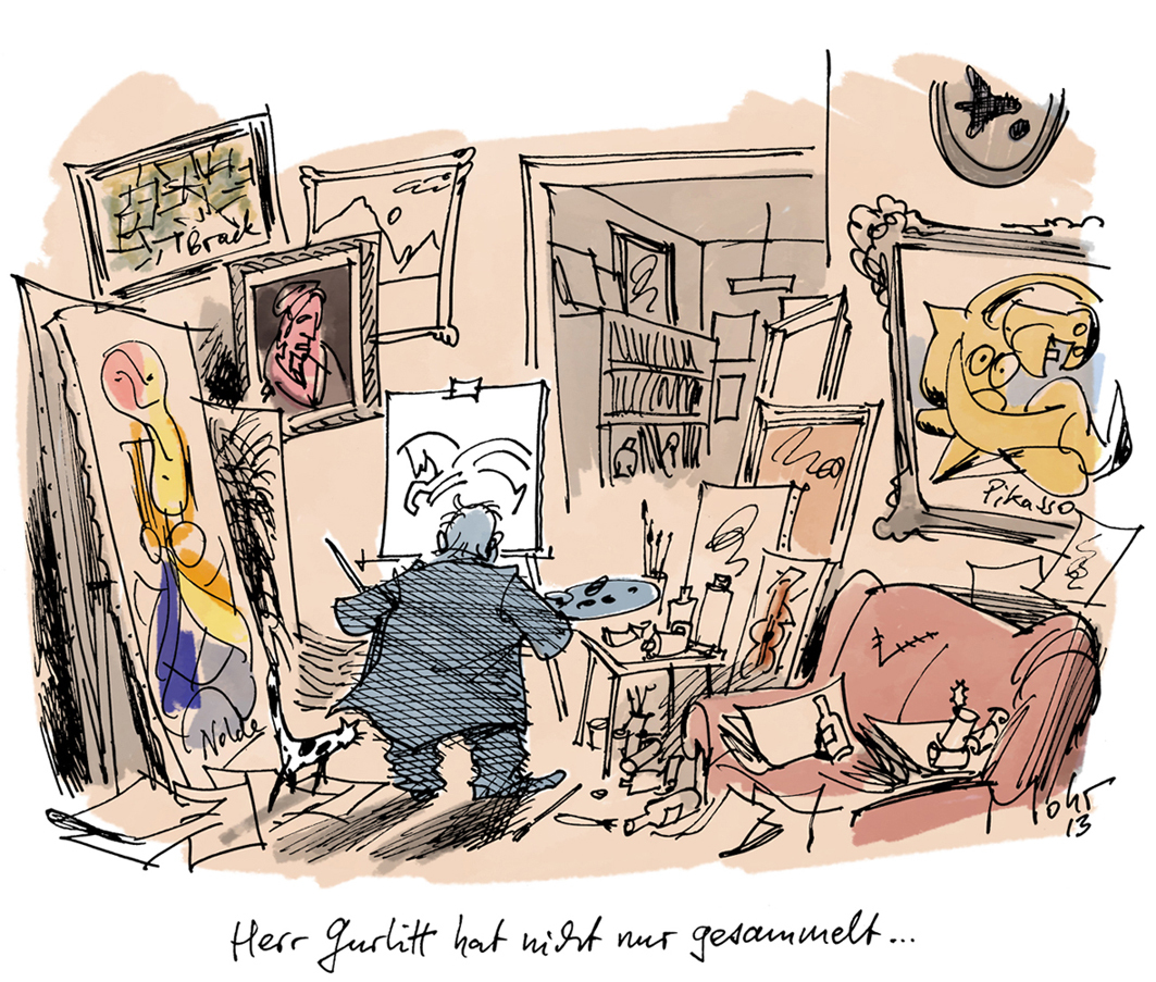 Herr Gurlitt hat nicht nur gesammelt...