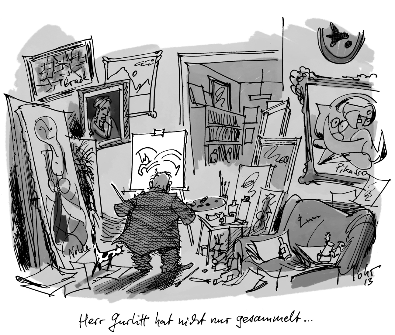Herr Gurlitt hat nicht nur gesammelt...