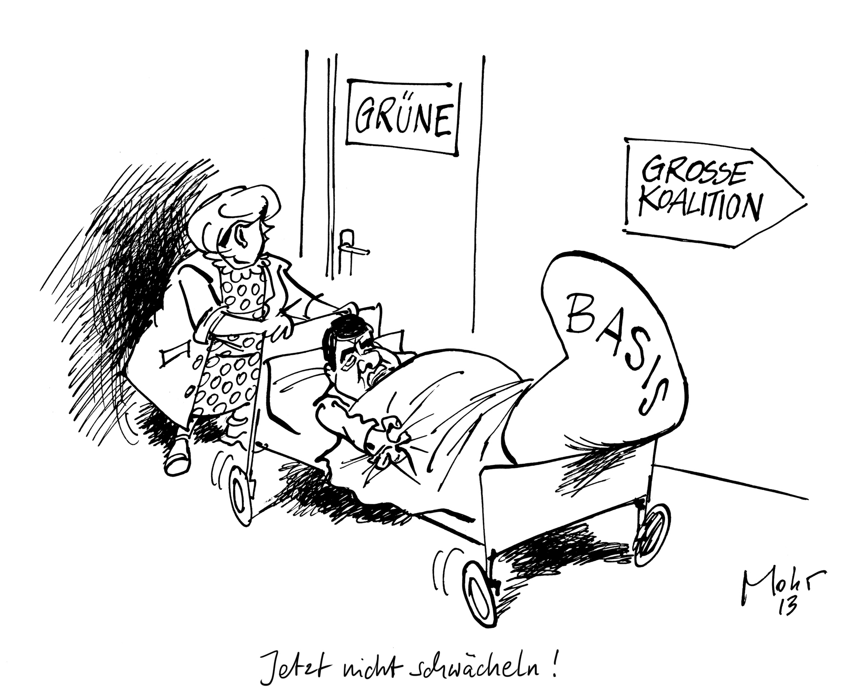 Jetzt nicht schwächeln!