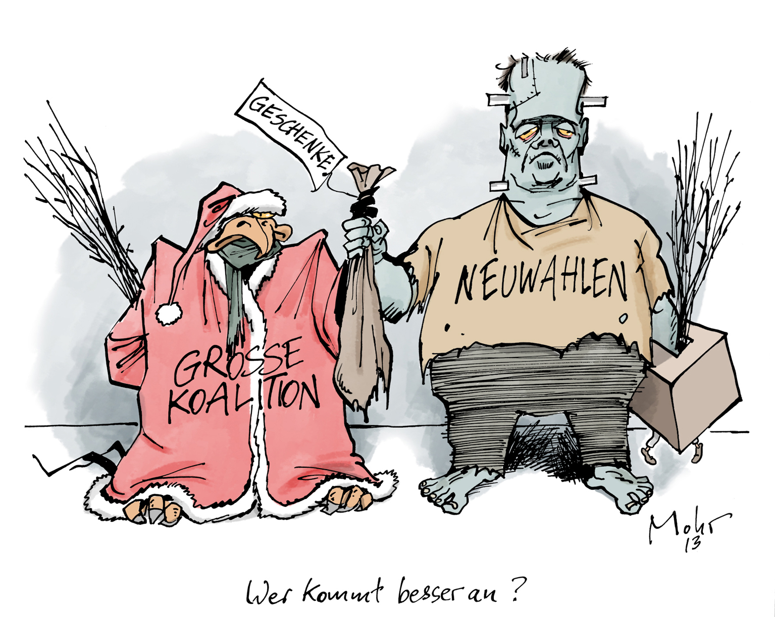 Wer kommt besser an?