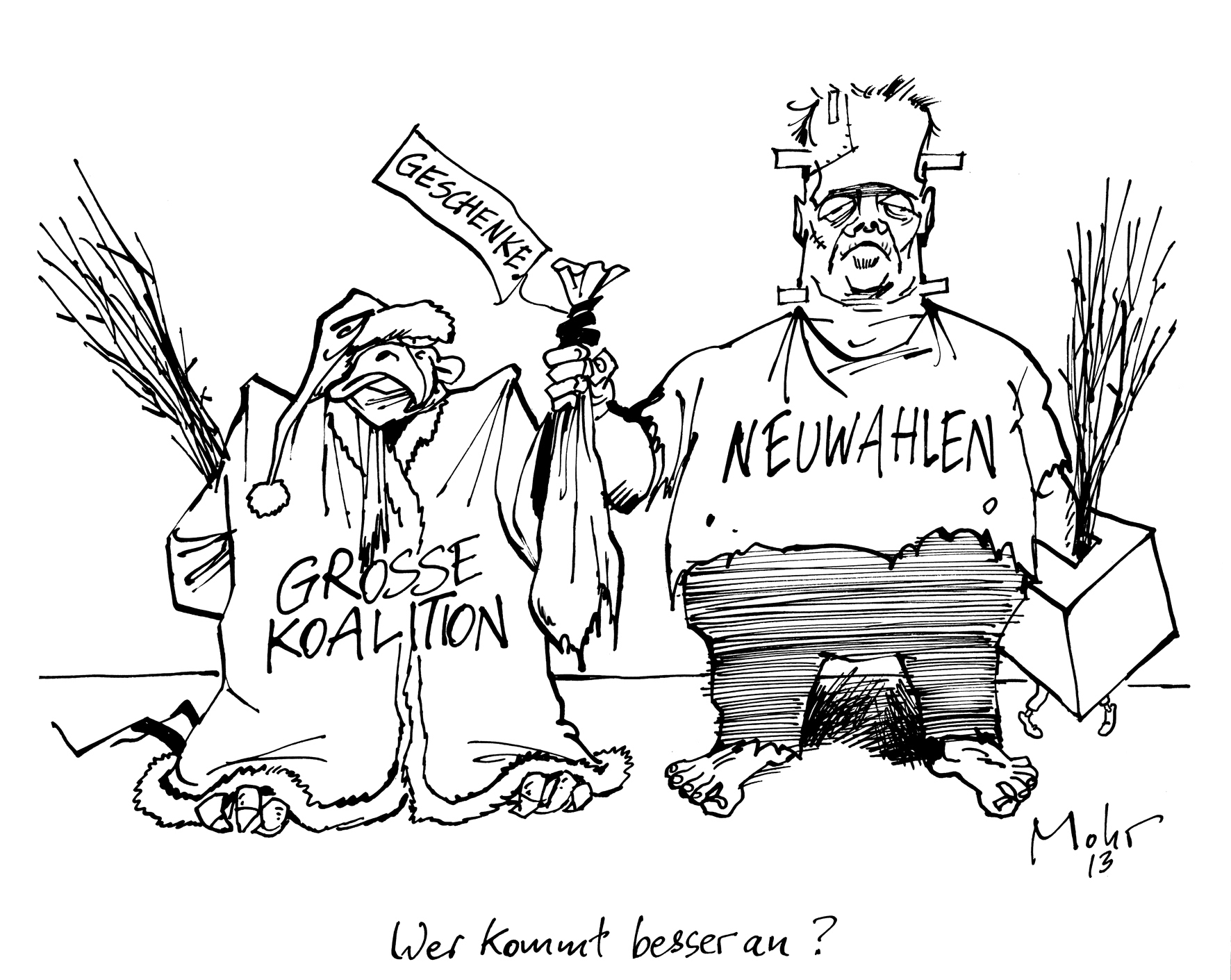 Wer kommt besser an?