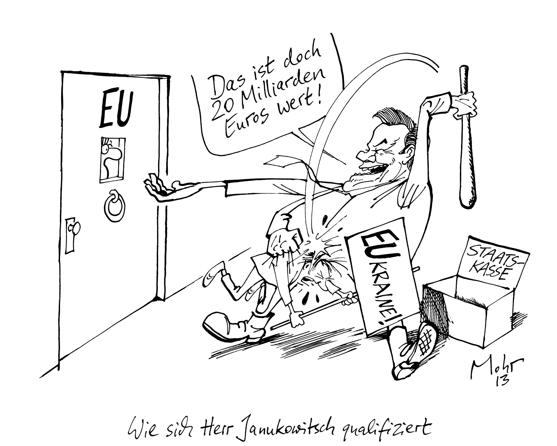 Wie sich Herr Janukaowitsch qualifiziert