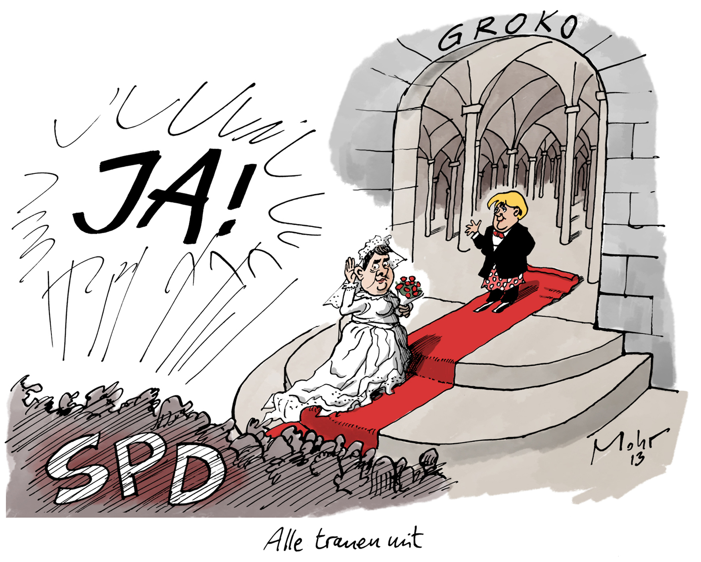 Alle trauen mit