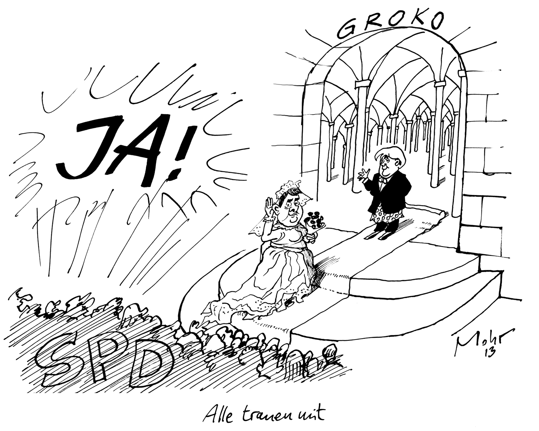 Alle trauen mit