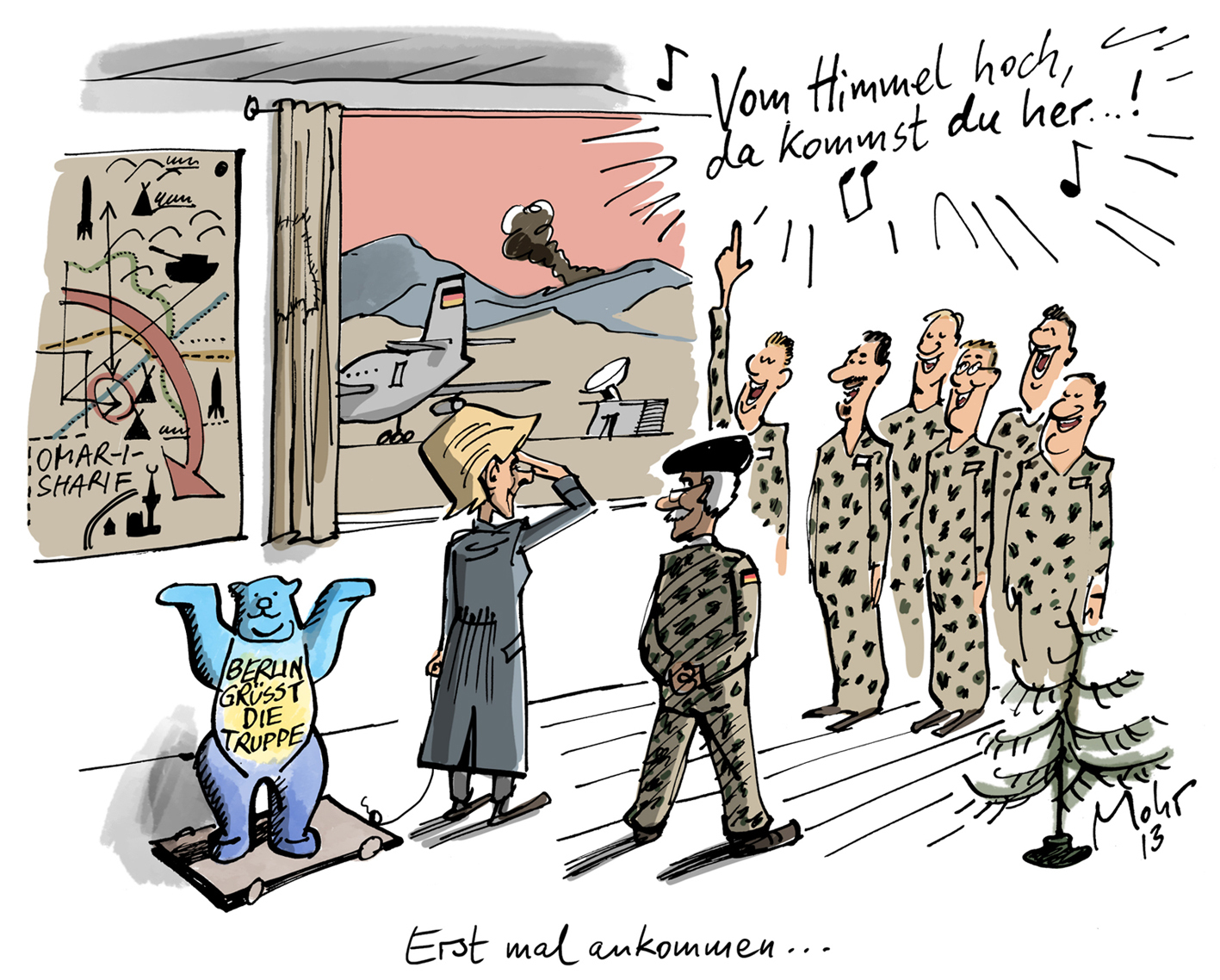 Erst mal ankommen...