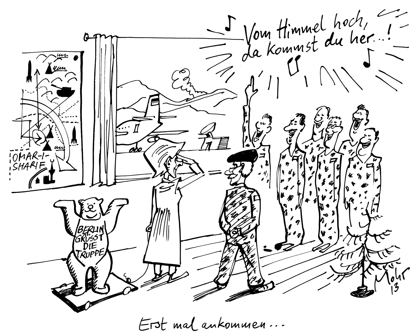 Erst mal ankommen...