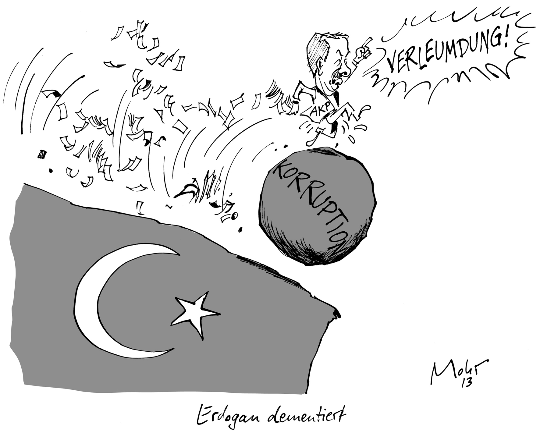 Erdogan dementiert