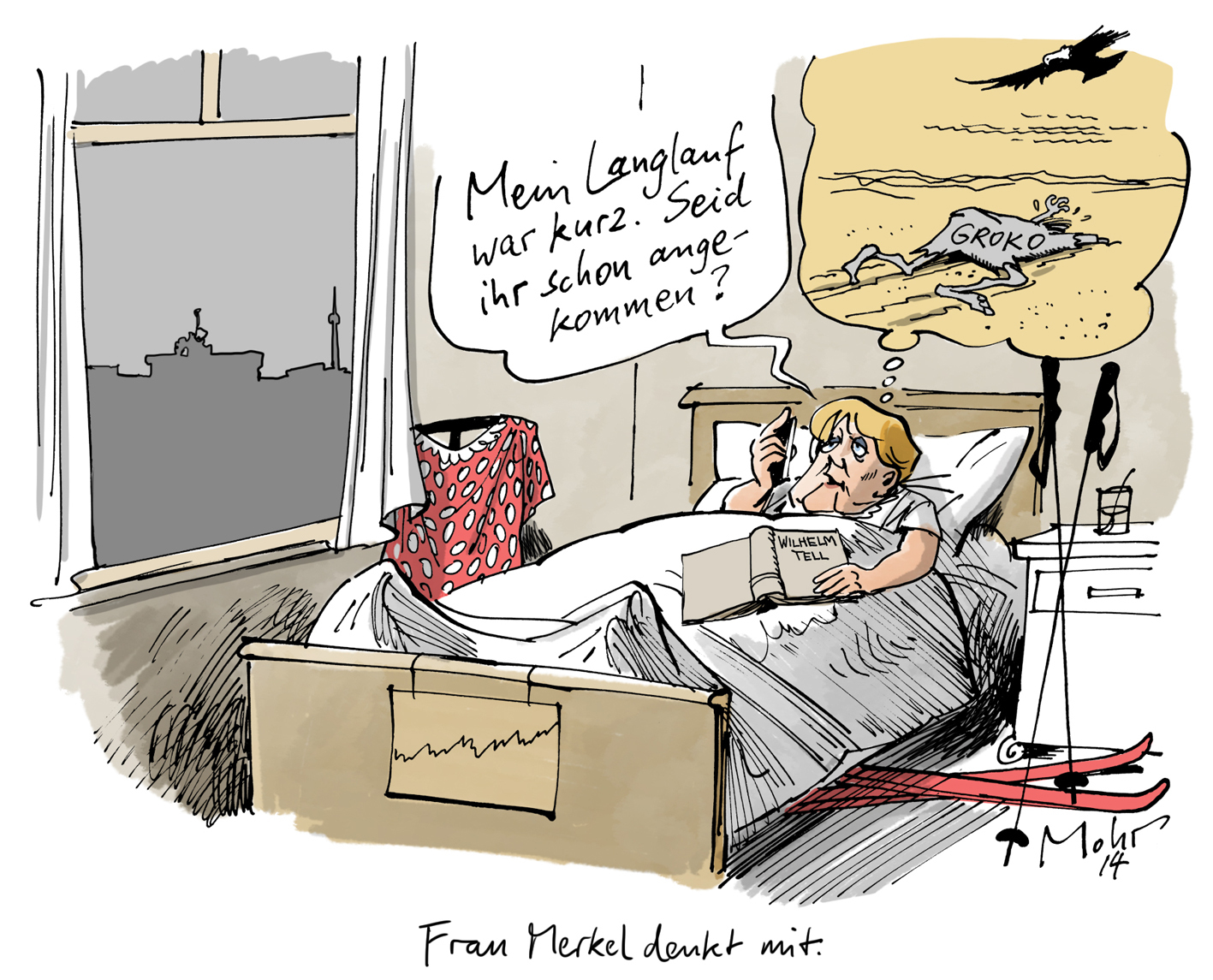 Frau Merkel denkt mit.