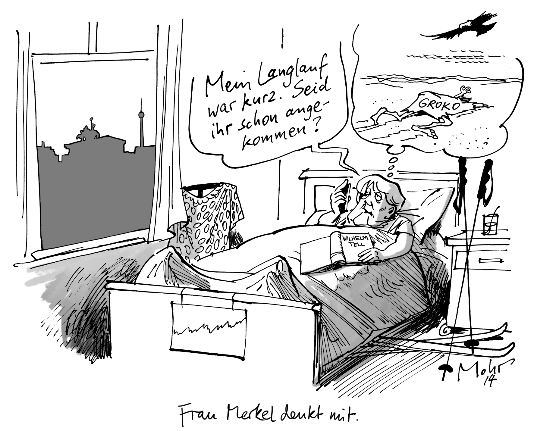 Frau Merkel denkt mit.