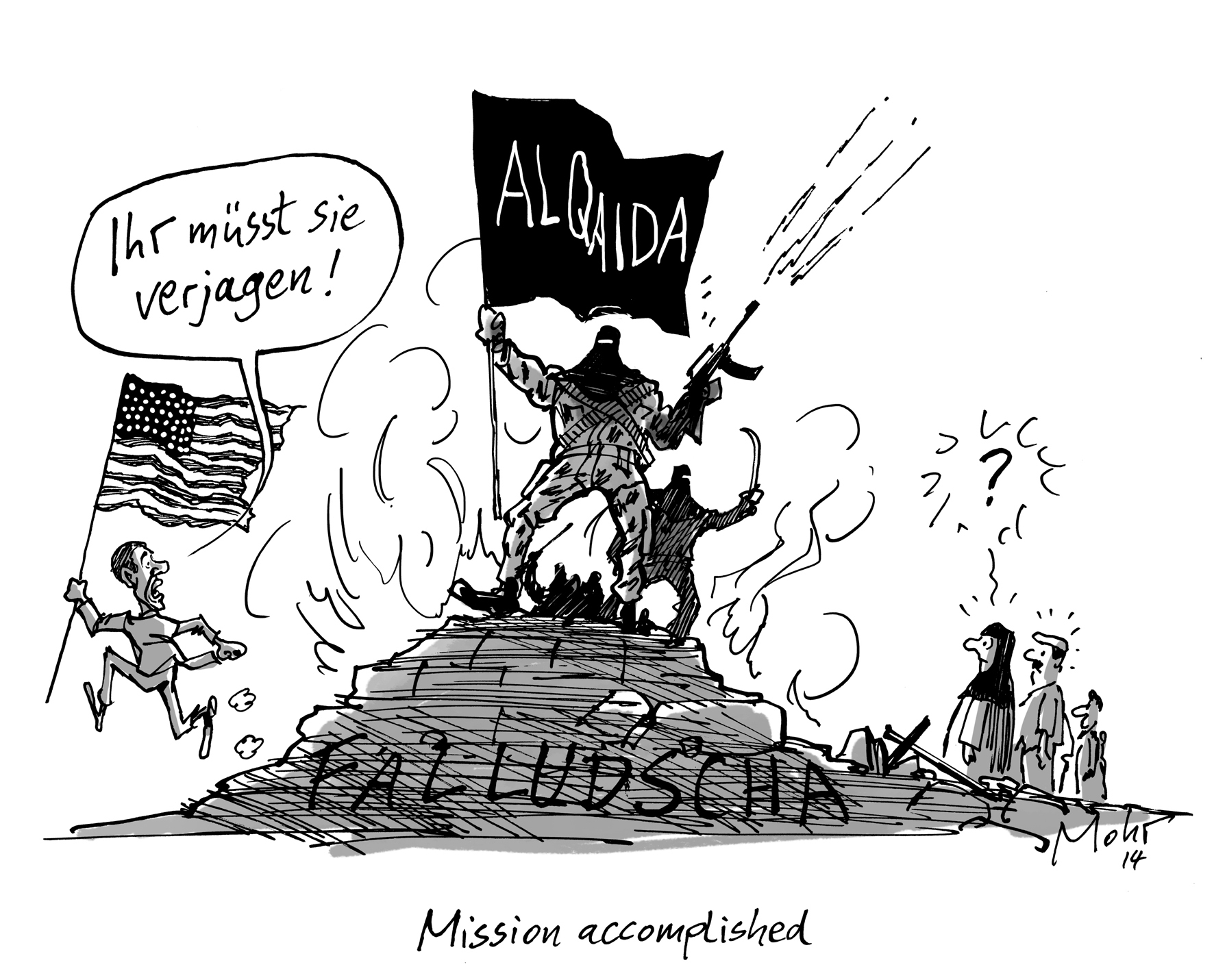 Amerikanische Handreichung