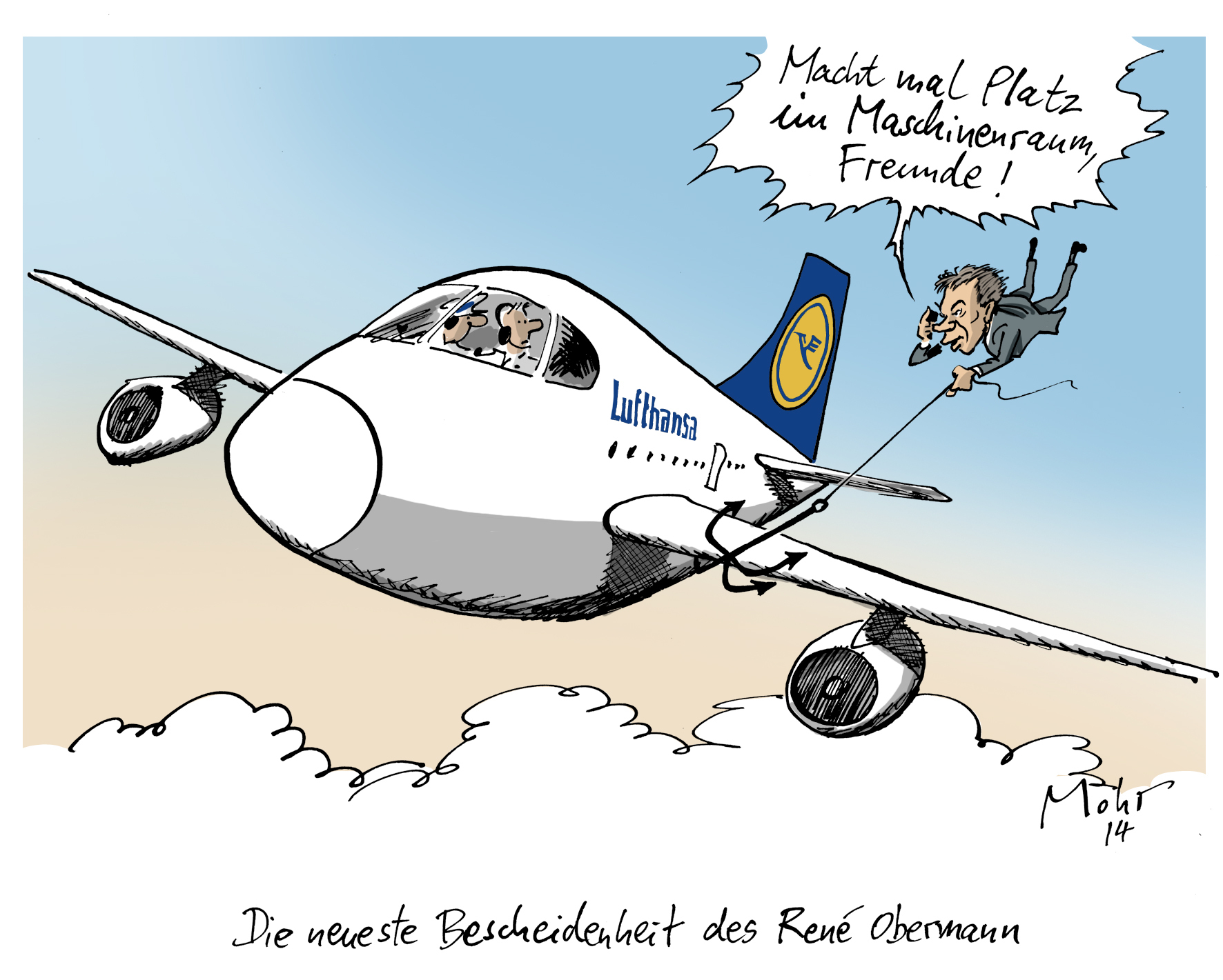 Die neueste Bescheidenheit des René Obermann