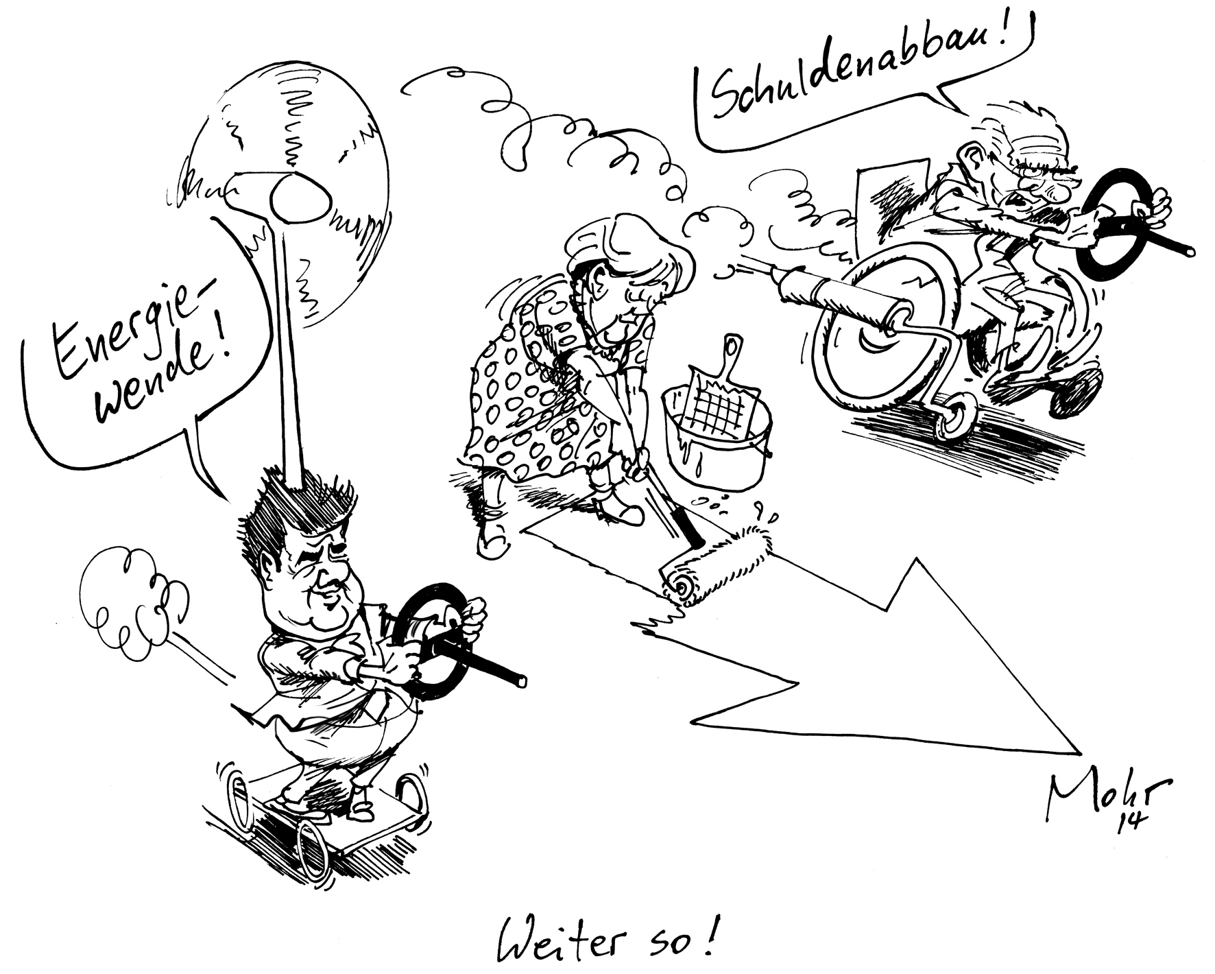 Weiter so!