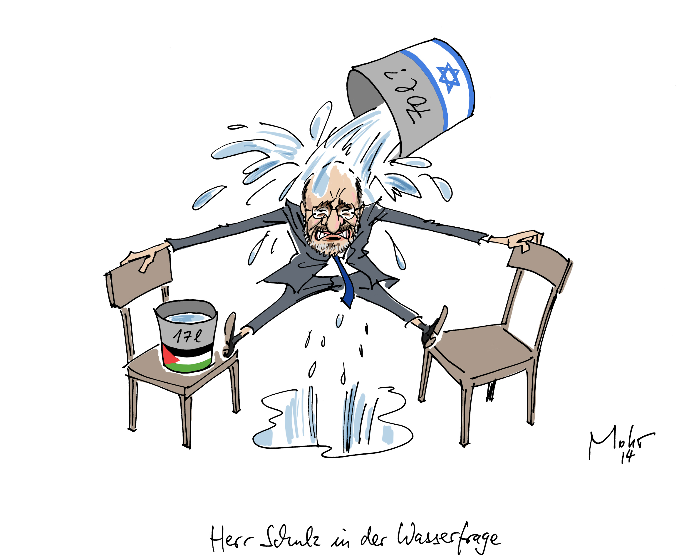 Herr Schulz in der Wasserfrage