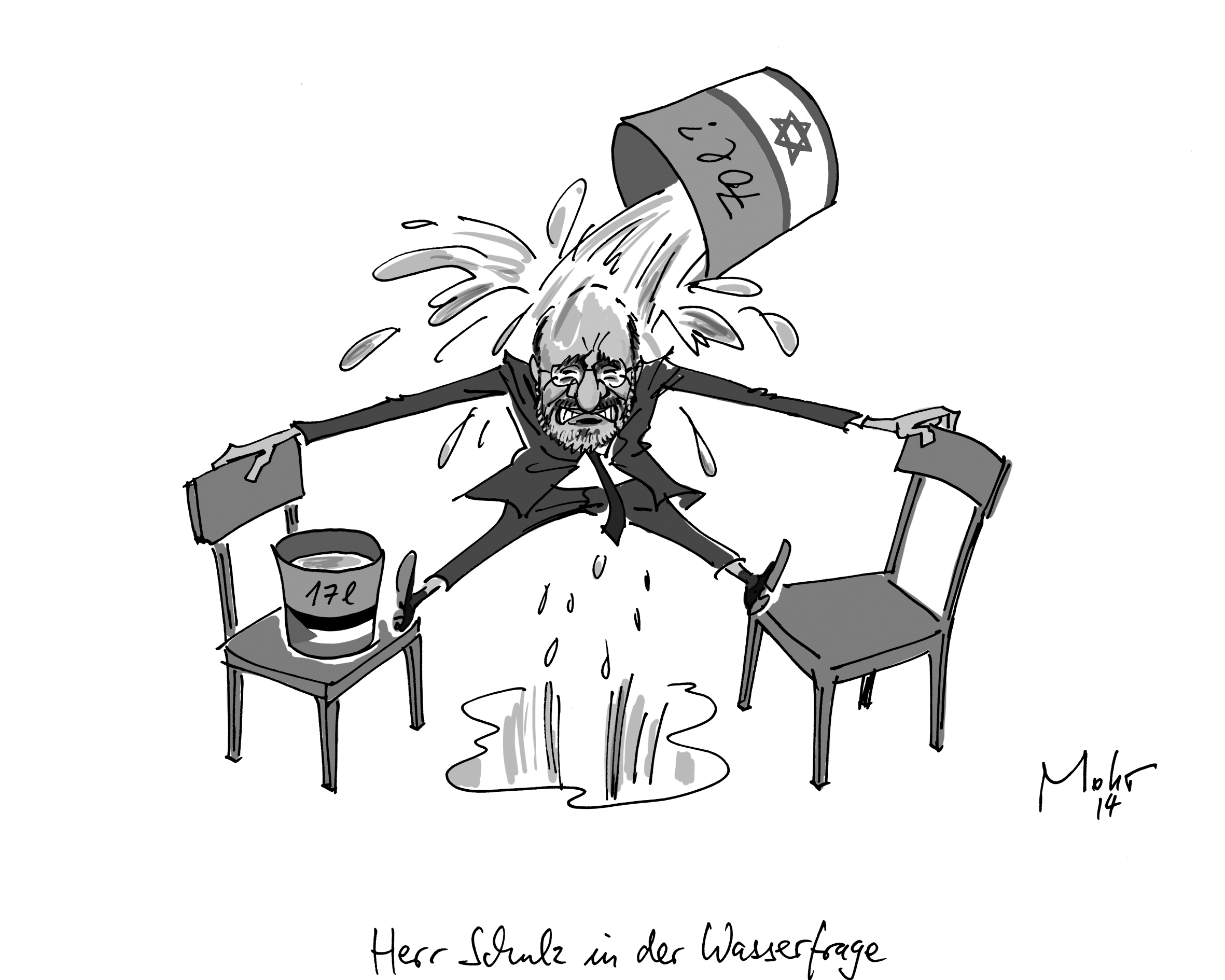 Herr Schulz in der Wasserfrage