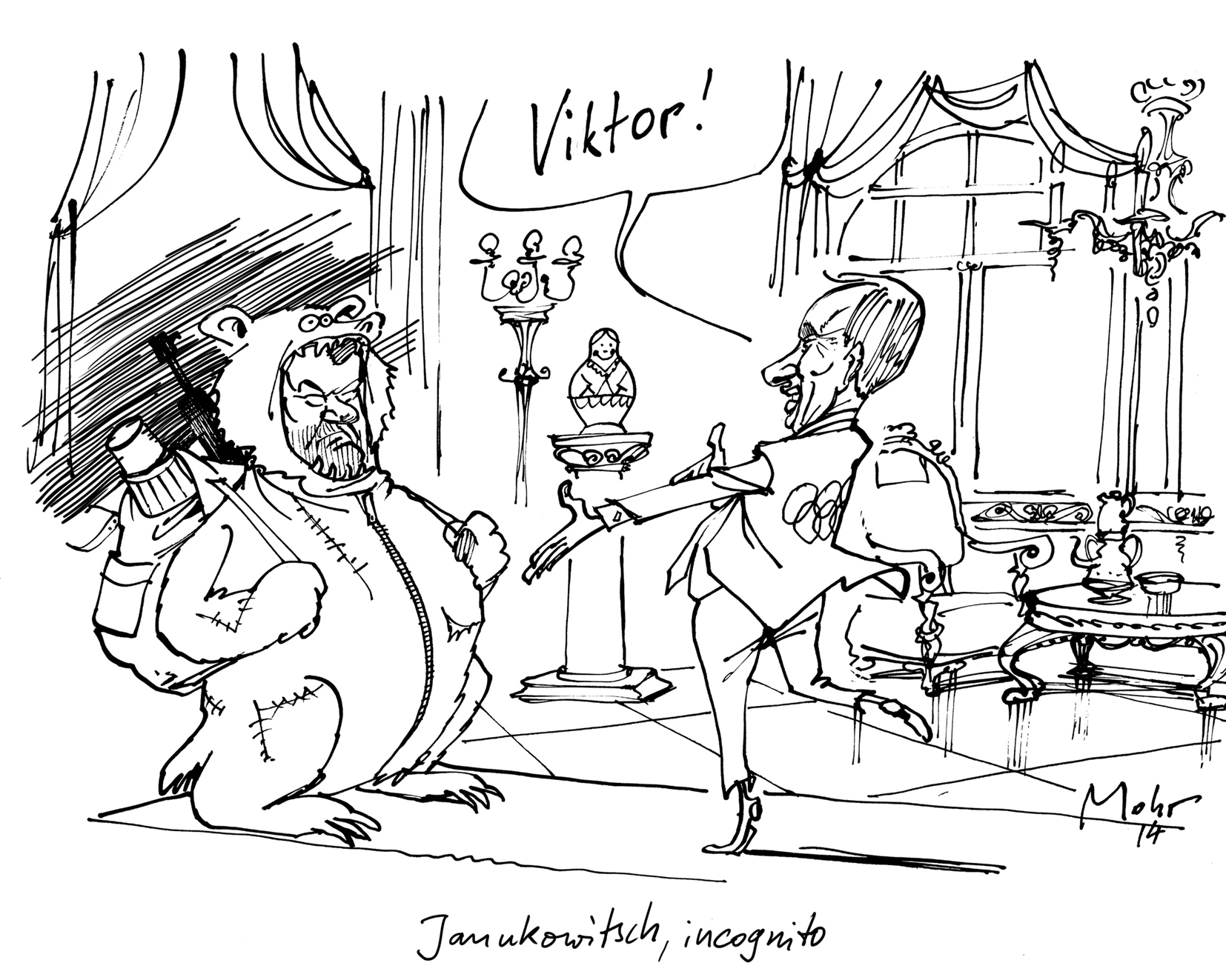 Janukowitsch, incognito