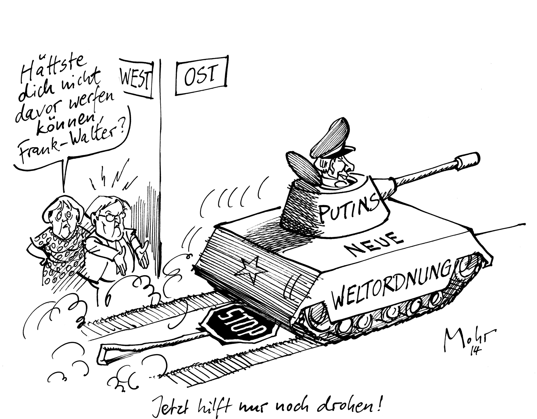 Jetzt hilft nur noch drohen!