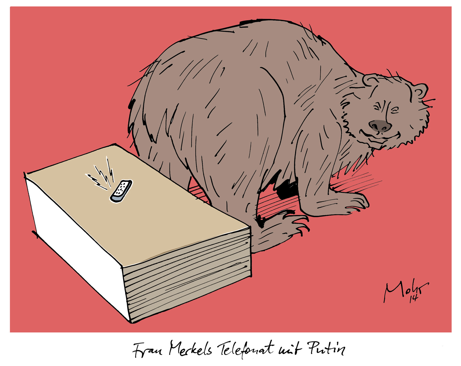 Frau Merkels Telefonat mit Putin