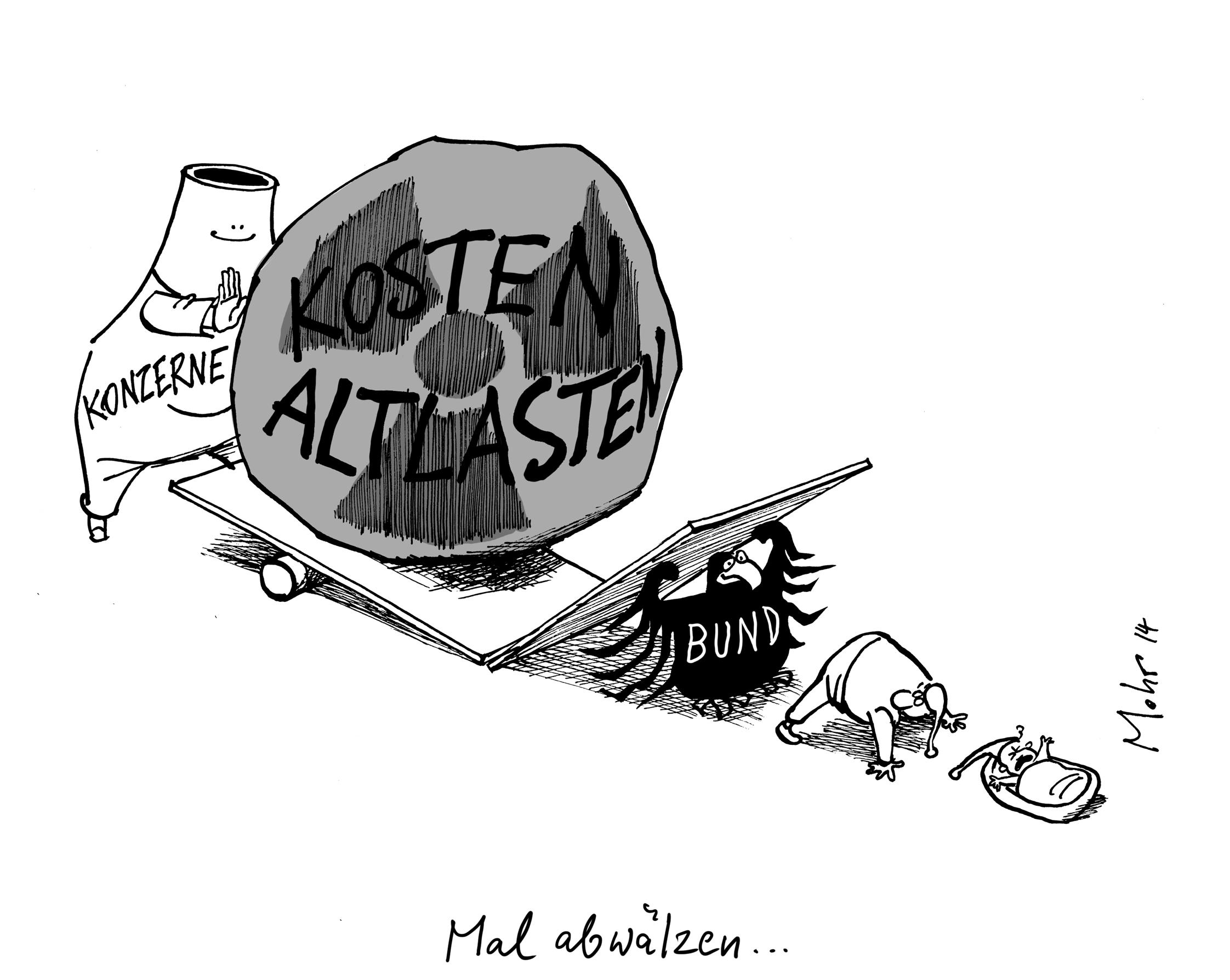 Mal abwälzen...