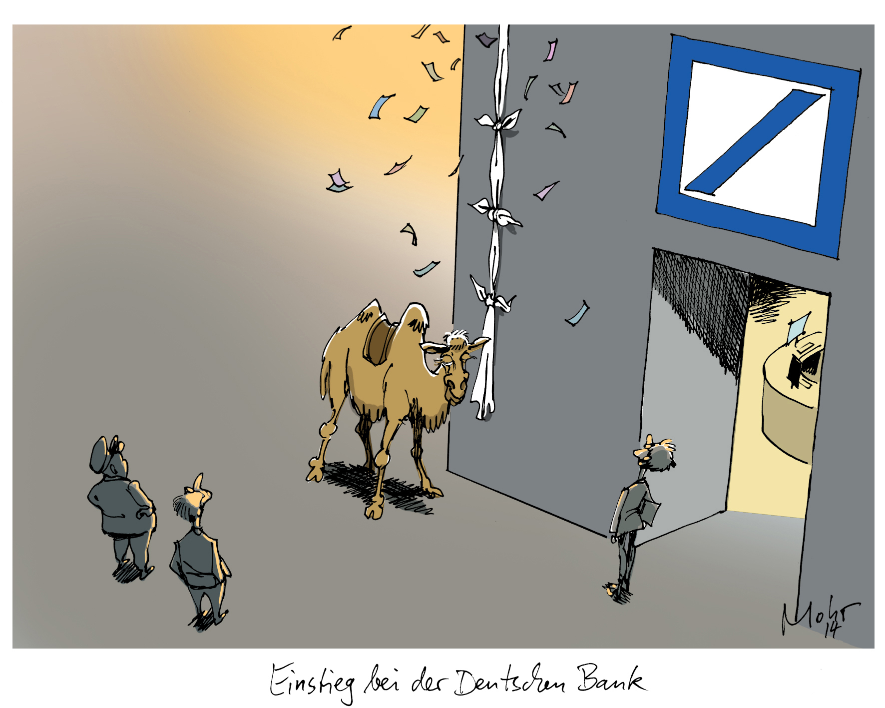 Einstieg bei der Deutschen Bank