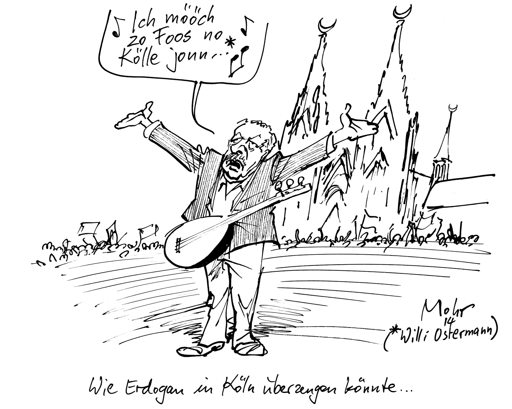 Wie Erdogan in Köln überzeugen könnte...