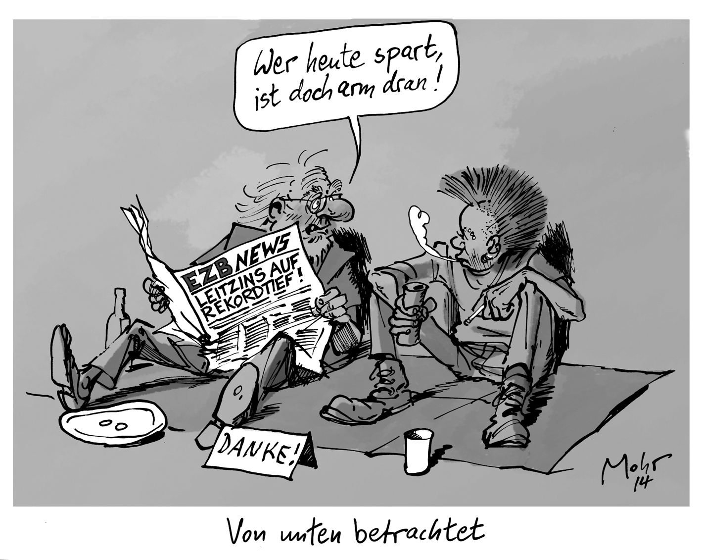 Von unten betrachtet