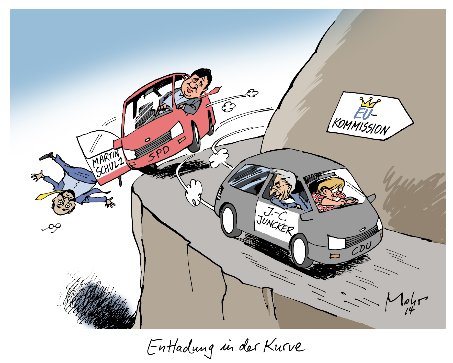 Entladung in der Kurve