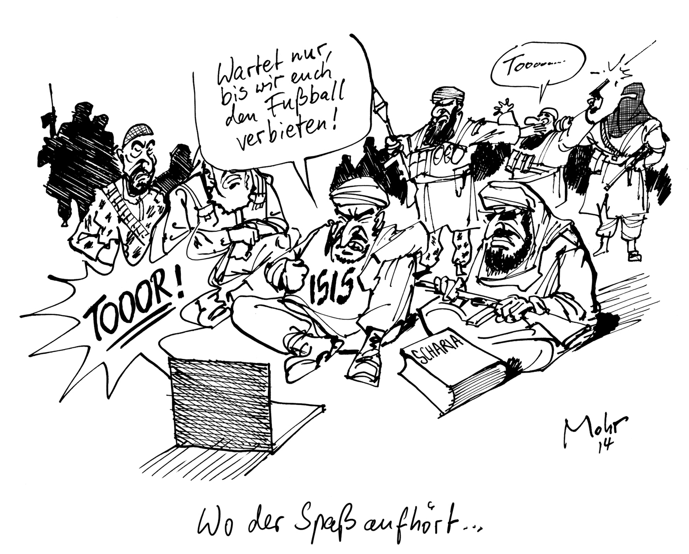 Wo der Spaß aufhört...