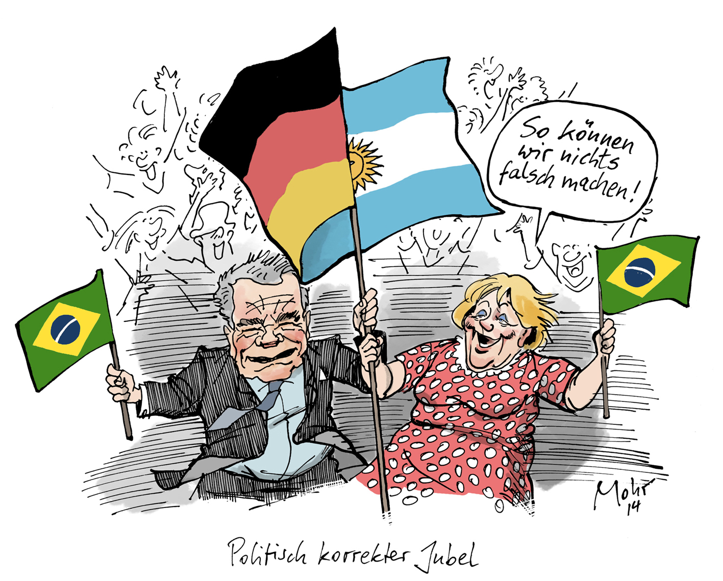Politisch korrekter Jubel