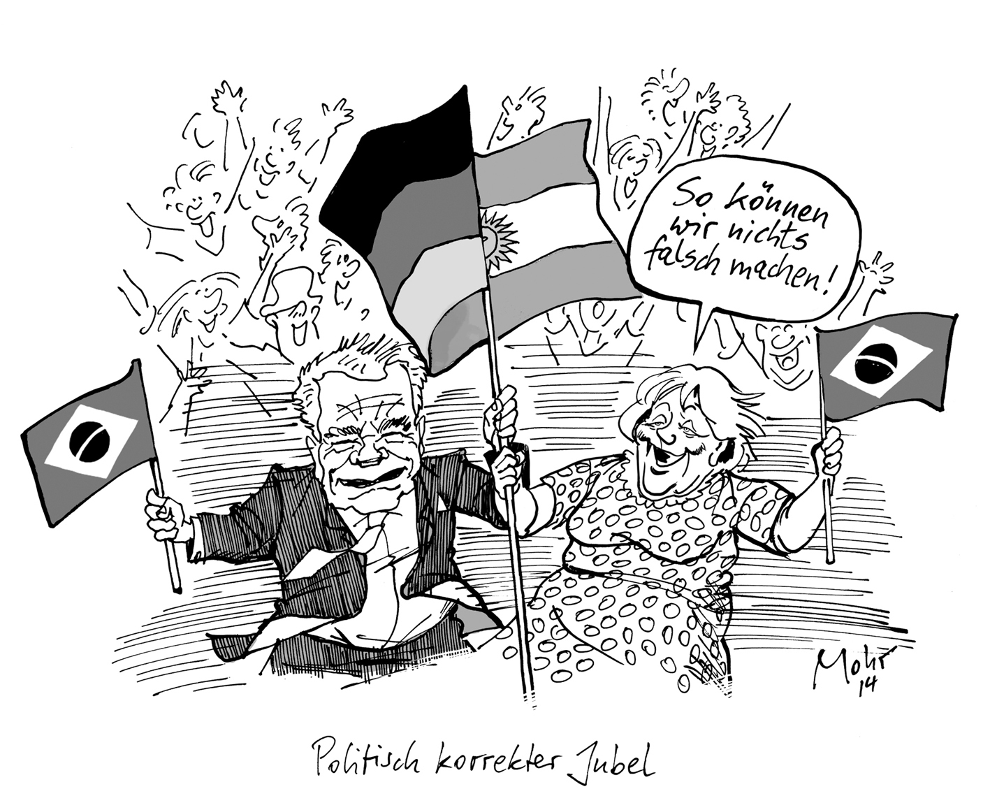 Politisch korrekter Jubel