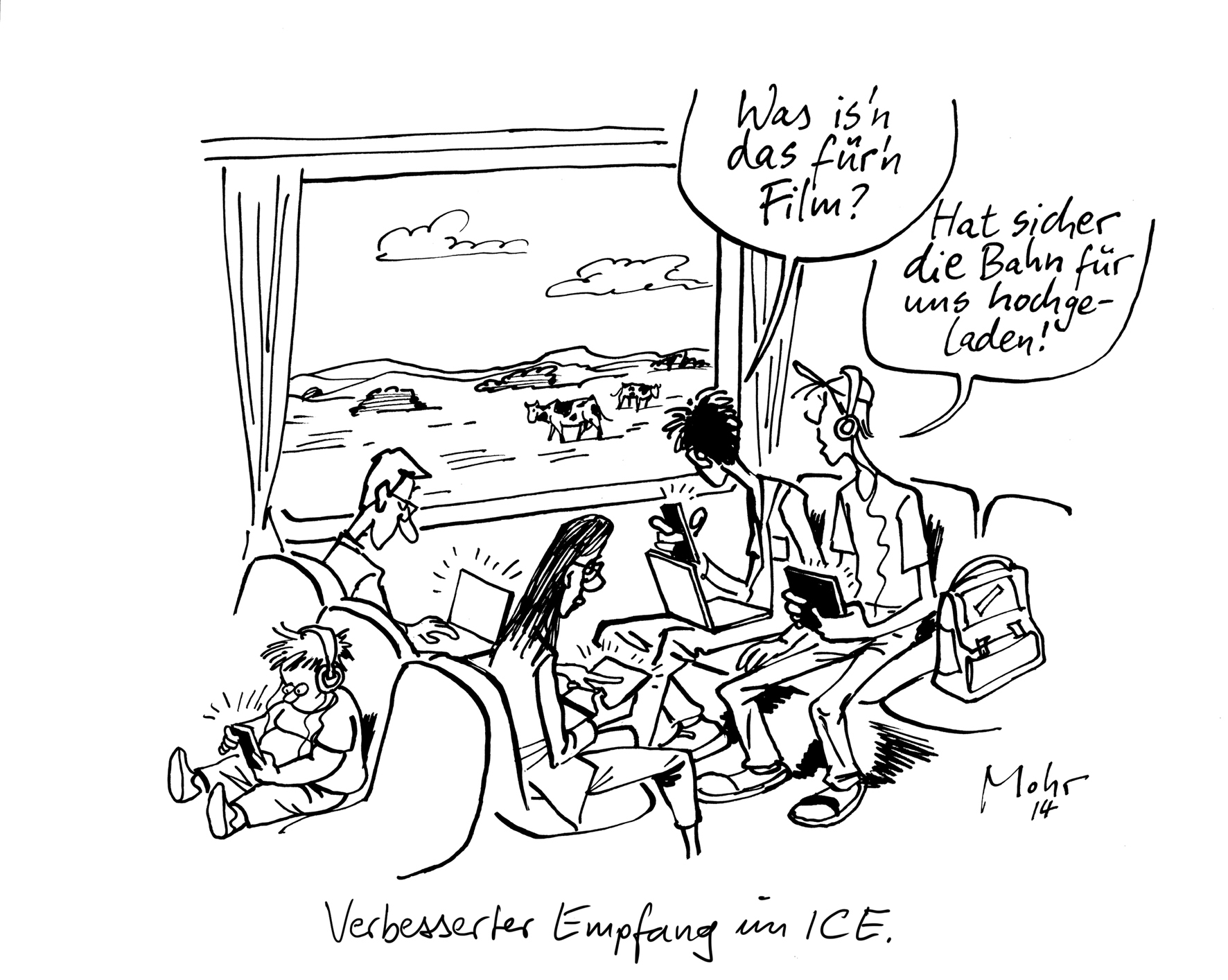 Verbesserter Empfang im ICE