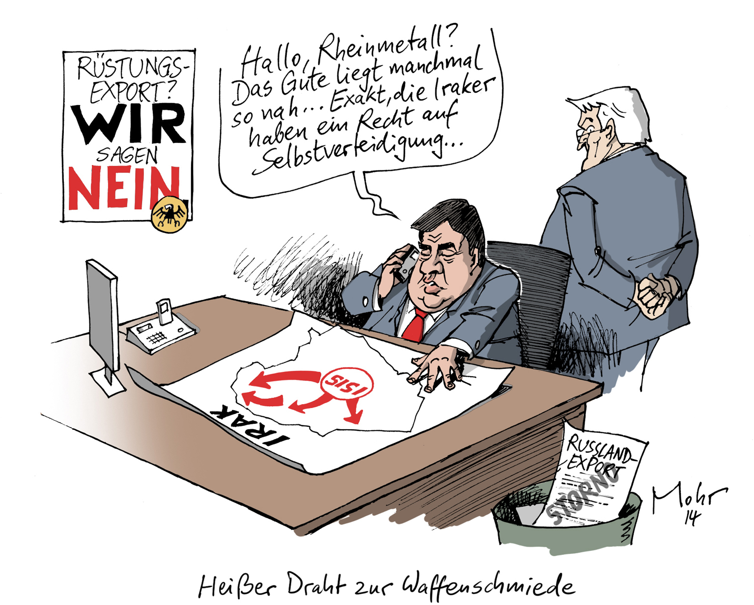 Heißer Draht zur Waffenschmiede