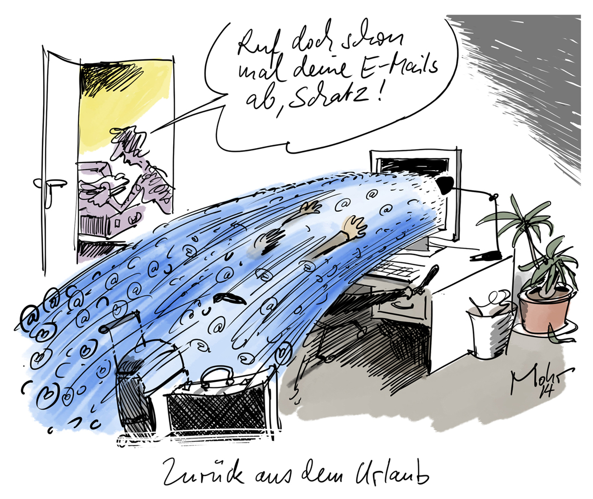 Zurück aus dem Urlaub