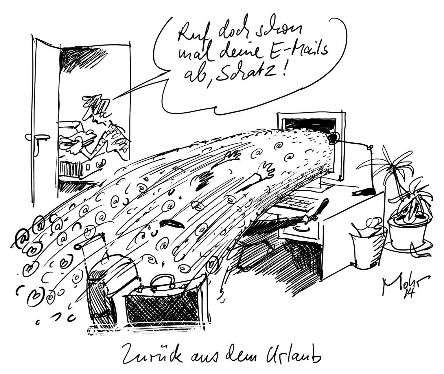 Zurück aus dem Urlaub