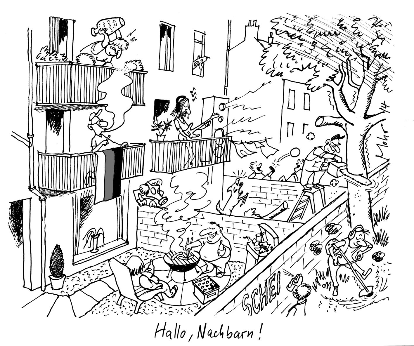 Hallo, Nachbarn!