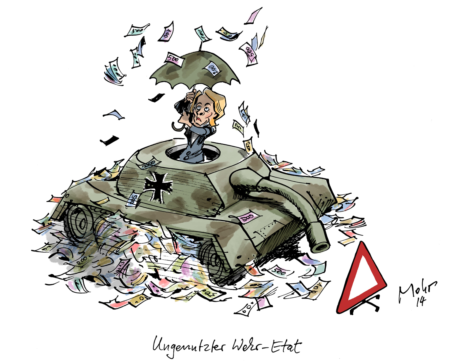 Ungenutzter Wehr-Etat